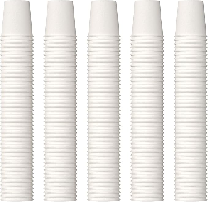 JOLLY PARTY 2 oz Bathroom Cups,700 Pack Small Paper Cups, White Mouthwash Cups, Disposable Mini Paper Espresso Cup, Paper Sampling Cup