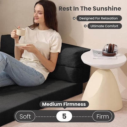 JUIKURY Folding Sofa Bed, Convertible Sleeper Chair - Image 4