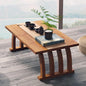 Portable Japanese Wooden Coffee Table by Unknown