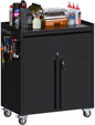 SUXXAN Metal Storage Cabinet on Wheels, Assembly Required by SUXXANFurniture