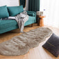 Latepis Runner Faux Fur Rug Camel Beige 2x6 Rugs Fluffy Furry Washable by Latepis