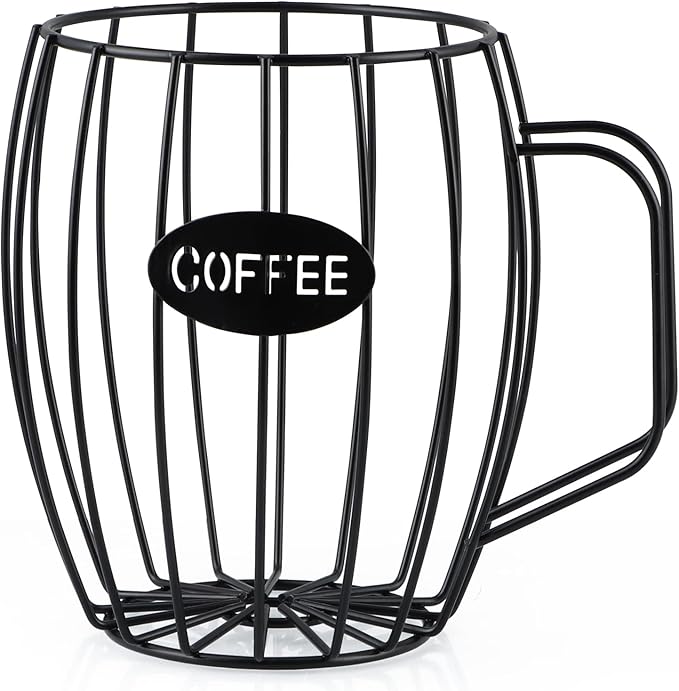 MOLIGOU Coffee Pod Holder, Coffee Capsule Basket, K Cup Storage Container for Coffee Bar