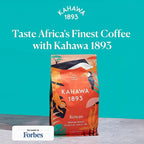 Kahawa 1893 Whole Bean Coffee Medium Roast Kenyan Blend 12 Oz - As Seen on Shark Tank, High Antioxidants, Naturally Sweet, Organically Grown, Ethically & Sustainably Sourced