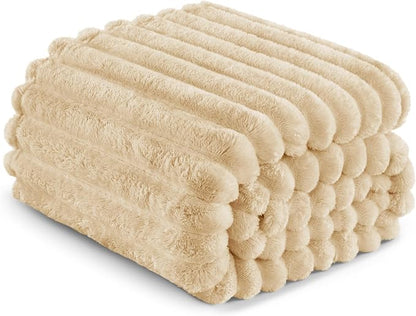 Exclusivo Mezcla Striped Queen Size Fleece Blanket - Image 8