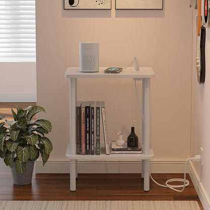 Apicizon 2 Tier End Table, Small Side Table - Image 7