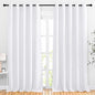 NICETOWN White Room Darkening Bedroom Curtains, Grommet 50% Blackout Thermal by NICETOWN