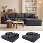 DUMOS 108" Boneless Couch, Cloud Sectional Couch by DumosLifestyle