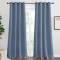 NICETOWN Stone Blue Room Darkening Curtain Panels 96" Length by NICETOWN