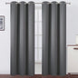 Frost Grey Thermal Blackout Curtains/42 x 95 Inch/Set of 2 Panels Room by Lemomo