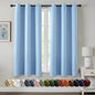MIULEE Blackout Curtains for Bedroom 2 Panels 40 x 63 Inch Long Sky Blue | by MIULEE