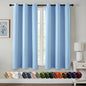 MIULEE Blackout Curtains for Bedroom 2 Panels 40 x 54 Inch Long Sky Blue | by MIULEE