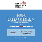 San Francisco Bay Compostable Coffee Pods - 100% Colombian (120 Ct) K Cup Compatible including Keurig 2.0, Medium Roast