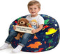 Lukeight Dinosaur Stuffed Animals Storage Bean Bag Chair Cover by Lukeight