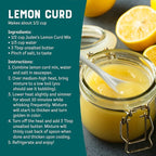 Judee's Lemon Curd and Mousse Mix, 1.5 lb - Gluten-Free and Nut-Free - Ideal Addition to Desserts and Baked Goods - With Easy-to-Follow Instructions – Made in USA