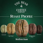 The Bean Organic Coffee Company Water Processed DECAF Pumpkin Spice, Medium Roast, Whole Bean Coffee, 5-Pound Bag