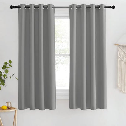NICETOWN Blackout Bedroom Curtain 63 inches Long by NICETOWN