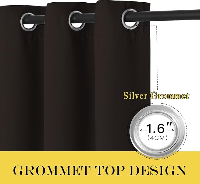 NICETOWN Blackout Curtains 120 inch Length - Image 6