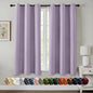 MIULEE Blackout Curtains for Bedroom 2 Panels 40 x 54 Inch Long Lilac | Thermal by MIULEE