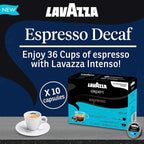 Lavazza Expert Espresso Coffee Pods Variety Pack – 30 Count – Includes Classico, Intenso & Decaf Capsules – Keto-Friendly, Rich & Smooth Italian Blend – Compatible with Lavazza Classy Machines