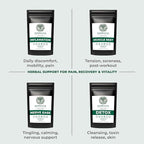 Elephantal Wellness Premium Inflammation Herbal Tea | Comfort & Mobility Blend with Turmeric, Boswellia, White Willow Bark & Ginger | Handmade, Non-GMO, Caffeine-Free Loose Leaf, 2oz, 20 Servings
