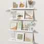 Fun Memories Picture Ledge Shelves Set of 4, 24 Inch Rustic Wall Mounted by FunMemories