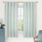 Light Filtering Linen Curtains 63 Inch Length by LAMIT