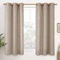 YoungsTex Dark Oatmeal Linen Curtains 54 Inch Length by YoungsTex