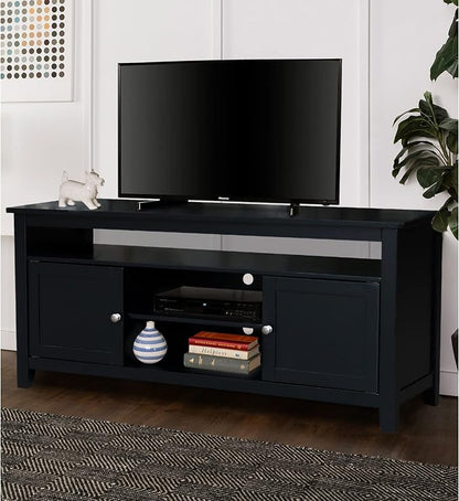 IC INTERNATIONAL CONCEPTS Solid Wood Entertainment/TV Stand - Image 2