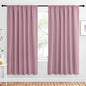 NICETOWN 2 Panels Blackout Curtains, Rod Pocket Window Curtains Room Darkning by NICETOWN