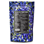 BLUE TEA - Butterfly Pea Flower Tea - 10 Count - Pyramid Plant Based Tea Bag | ANTIOXIDANT RICH | Flower Based - Detox Tea - Herbal Tea - Caffeine Free - Non-Bitter | Zipper Pack