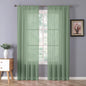 Tollpiz Sheer Curtain Linen Textured Living Room Curtains Sheer Light Filtering by Tollpiz