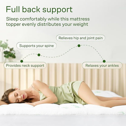Niagara Sleep Solution Ultra Soft Queen RV Size Mattress Topper - Image 4