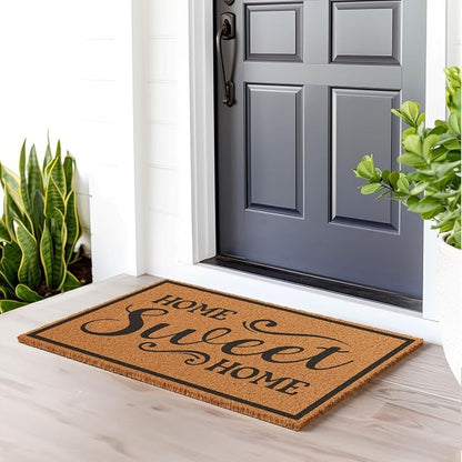 Barnyard Designs Natural Coir Non-Slip Doormat | Heavy-Duty Welcome Mat - Image 4