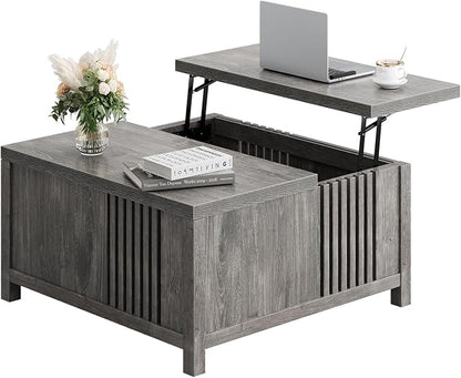 knoworld Farmhouse Lift Top Coffee Table - Image 9