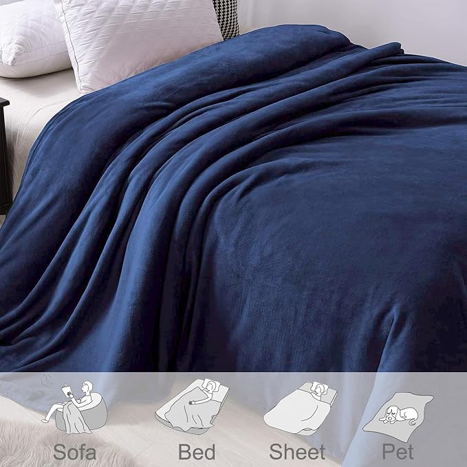 Exclusivo Mezcla Soft Large Fleece Throw Blanket - Image 4