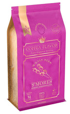 S'mores Flavored Whole Bean Coffee – 100% Arabica, Single Origin, Medium Roast, Naturally Sweetened, Rich and Creamy Flavor – Perfect for Cold Brew – by Coffea Flavor