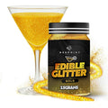 BeePoint Gold Edible Glitter for Drinks 15g - Food Grade, Vibrant Color Shimmer Powdered Dust for Drinks, Cocktails, Cake Decorating, Baking, Chocolates, Candy, Sweets, & Cookies - Vegan & Gluten Free