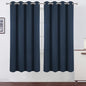 Navy Blue Blackout Curtains/52 x 72 Inch/Set of 2 Panels Room Darkening Curtains by Lemomo