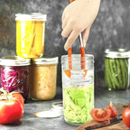 Artcome 10-Pack Glass Fermentation Weights with Easy Grip Handle and Unique Texture Design for Large Wide Mouth Mason Jars