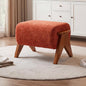 Linen Padded footstools Mid Century Modern Ottoman by Unknown