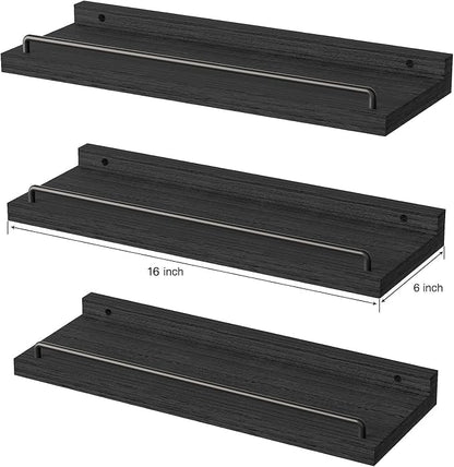 RYOFOBETTO Floating Shelves for Wall Decor Bathroom Shelves Over Toilet - Image 3