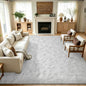7x10 Large White Fluffy Soft Area Rug Non-Slip by ModernHomeDecor