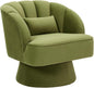 Garvee Ultra-Plush Swivel Accent Chair, 360° Barrel Lounge Chair by Garvee