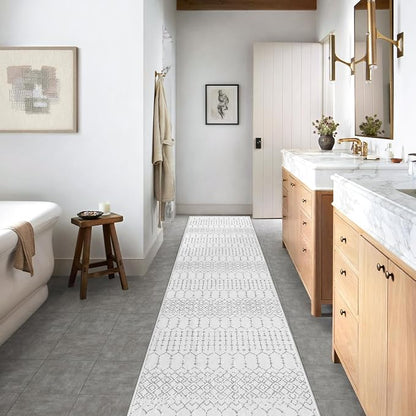 Lahome Moroccan Kitchen Runner Rugs Non Skid Washable - Image 9