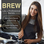 51mm Calibrated Espresso Coffee Tamper - Spring Loaded Coffee Tamp Tool with Mat - Precision Tamper Tool for Espresso Machines - Espresso Hand Press Tamper for Barista & at Home Brewers