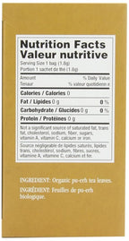 Imperial Organic Tea, Pu-Erh, 18 Tea Bags (Pack of 4)