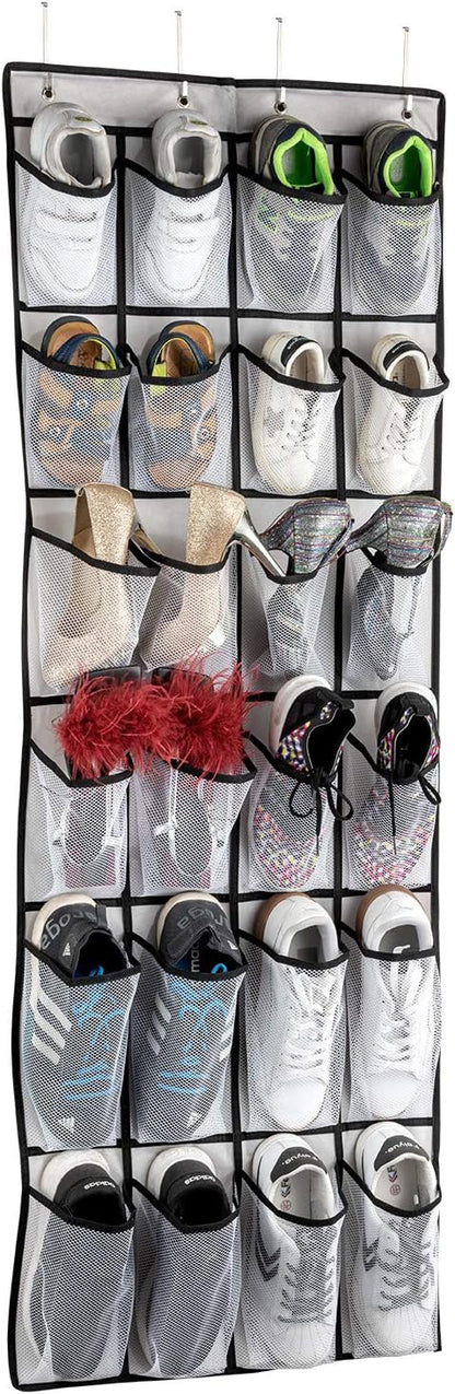 SAVERHO Hanging Shoe Organizer, Over The Door Shoe Organizer - Image 6
