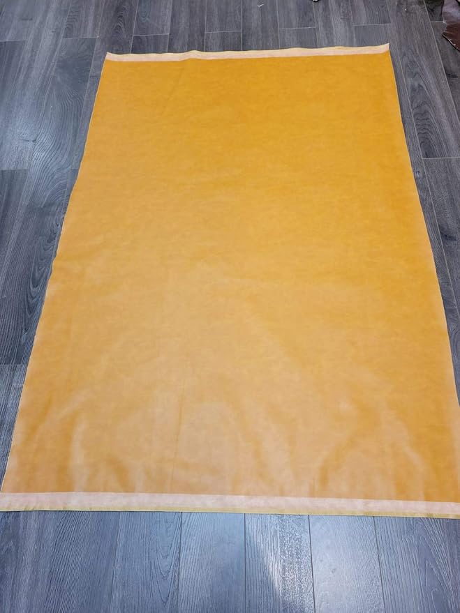 Caramel Light Tan Soft Faux Vegan PU Leather Fabric Sheet by The Yard Synthetic - Image 6