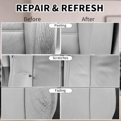 Leather Recoloring Balm, 8.5oz Leather Color Restorer, Leather Couch Scratch - Image 3
