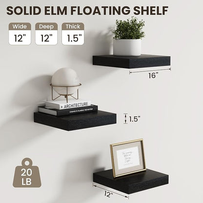 Dreamland Floating Shelves for Wall, Small Deep Floating Shelf Square Wall Shelf - Image 3